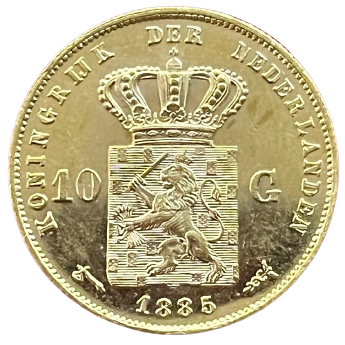 Gouden 10 Gulden 1885